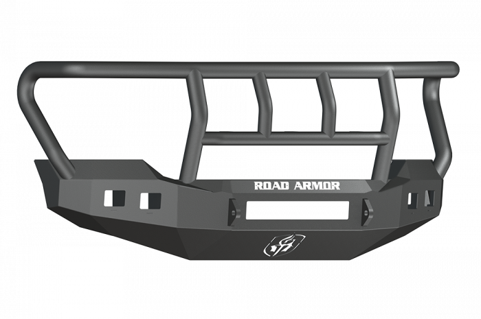 Road Armor 11-16 Ford F-250 Stealth Front Bumper w/Titan II Guard Standard Flare - Tex Blk