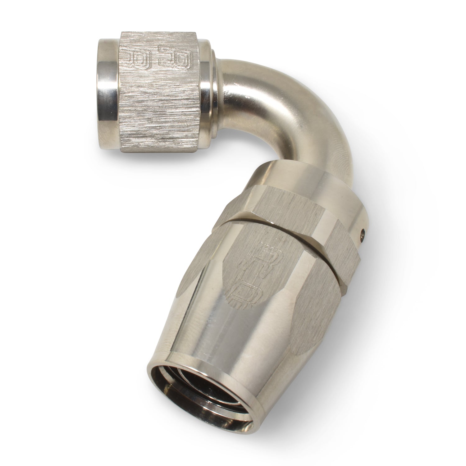 Russell Performance -8 AN Endura 120 Degree Full Flow Swivel Hose End (With 3/4in Radius)