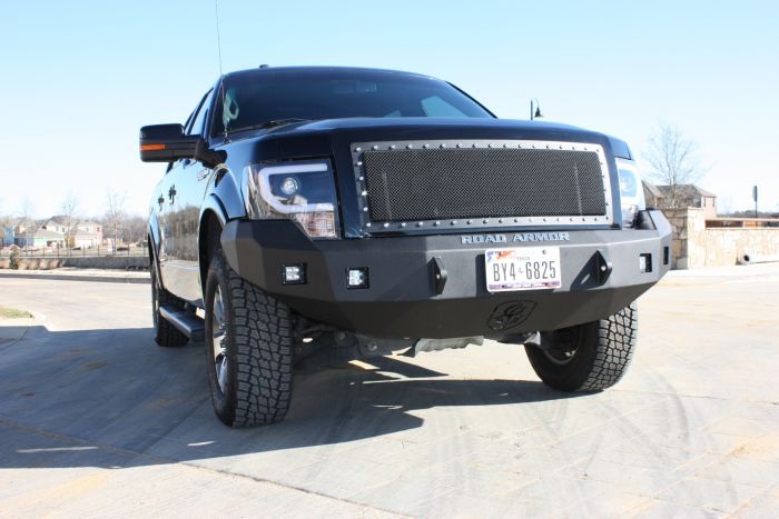 Road Armor 09-14 Ford F-150 Stealth Front Winch Bumper - Tex Blk