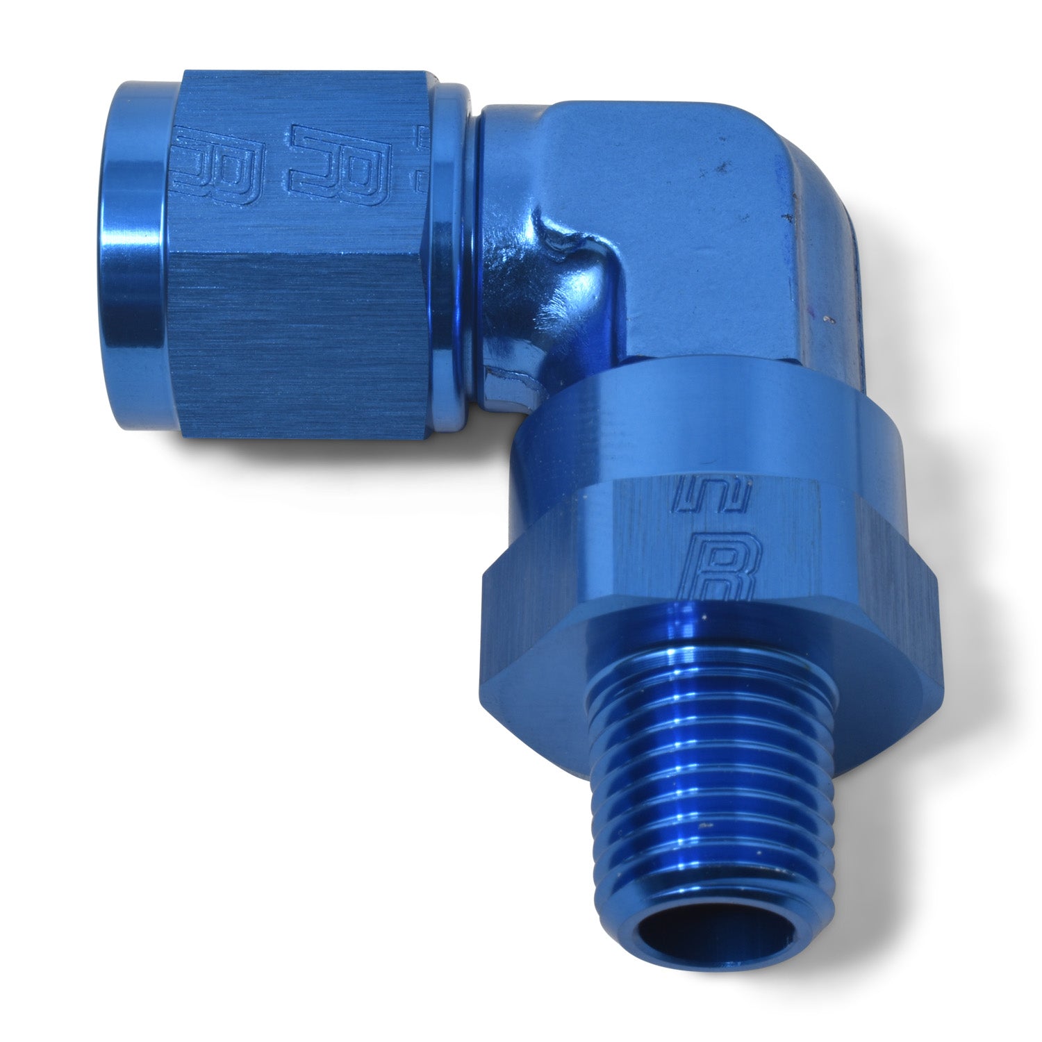 Russell Performance -10 AN 90 Degree Female to Male 1/2in Swivel NPT Fitting