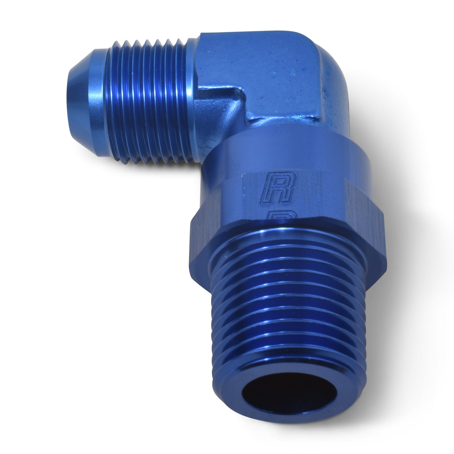 Russell Performance -8 AN 90 Degree Male to Male 3/8in Swivel NPT Fitting