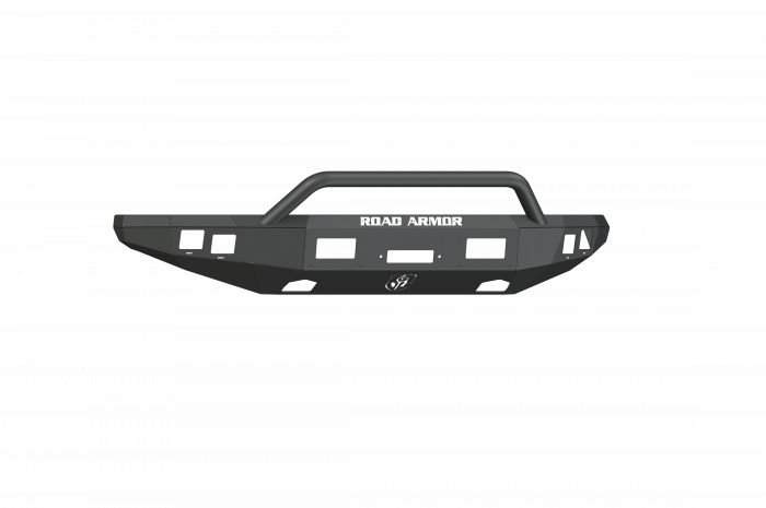 Road Armor 10-14 Ford Raptor Stealth Front Winch Bumper w/Pre-Runner Guard - Tex Blk