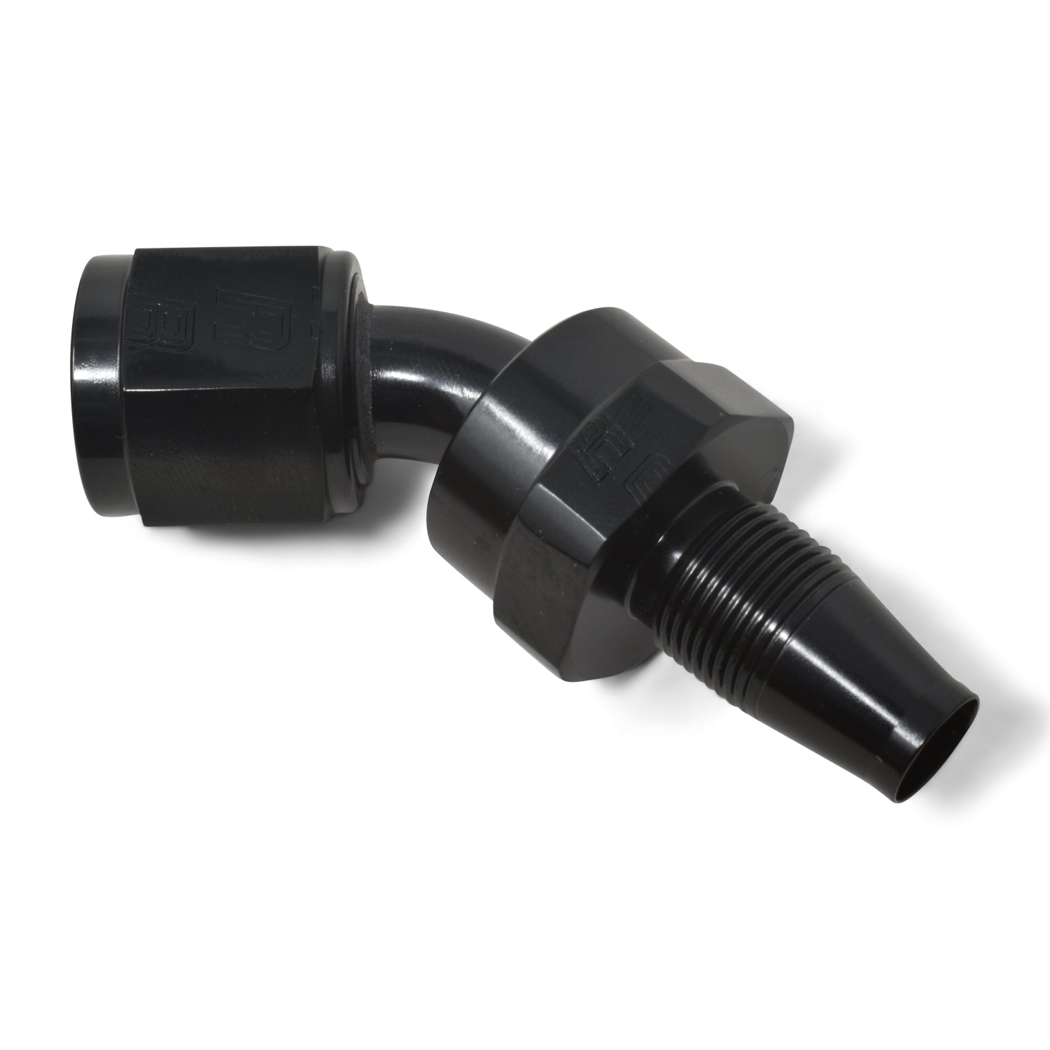 Russell Performance -10 AN 45 Degree Hose End Without Socket - Black