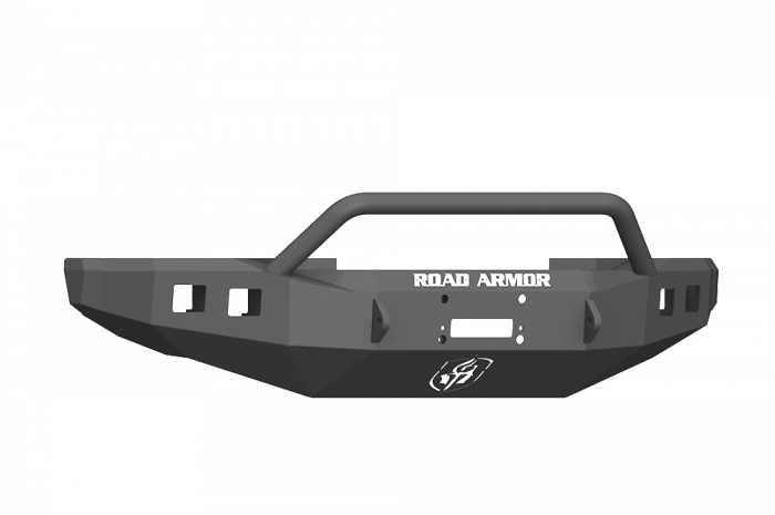 Road Armor 17-20 Ford F-250 Stealth Wide Fender Front Winch Bumper w/Pre-Runner Guard - Tex Blk