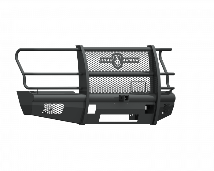 Road Armor 17-20 Ford F-250 Vaquero Front Bumper Full Guard 2in Receiver - Tex Blk