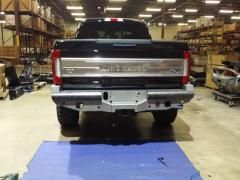 Road Armor 17-20 Ford F-250 Vaquero Rear Non-Winch Bumper - Tex Blk - 0