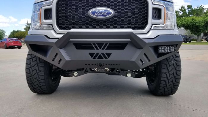 Road Armor 18-20 Ford F150 SPARTAN Front Bumper - Tex Blk - 0