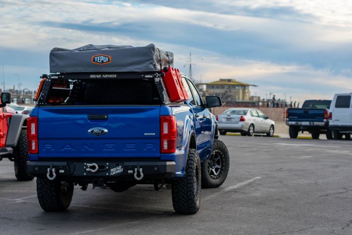 Road Armor 19-20 Ford Ranger Stealth Rear Non-Winch Bumper - Tex Blk - 0