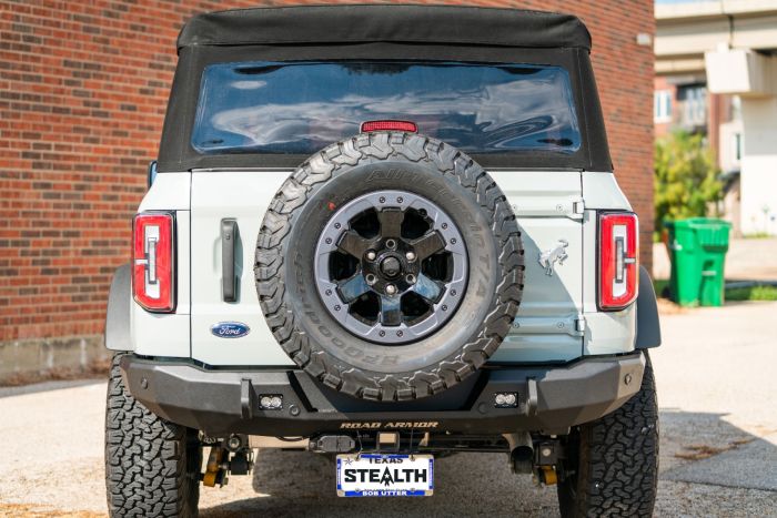 Road Armor 2021+ Ford Bronco Stealth Rear Slim Fit Bumper - Tex Blk - 0