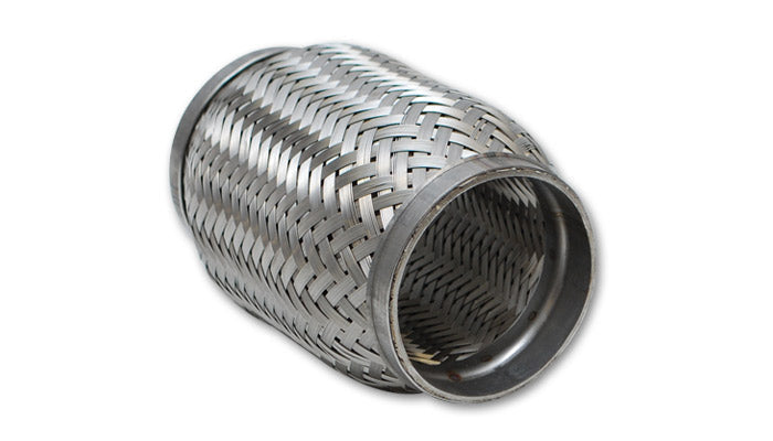 Flex Coupling Standard SS w/Braid Liner 2.50" Inlet/Outlet x 4" Long