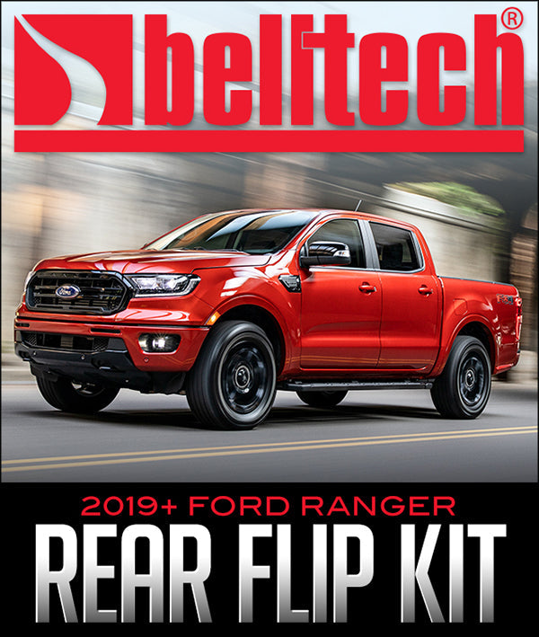 BELLTECH REAR FLIP KITS: 2019+ FORD RANGER - 0