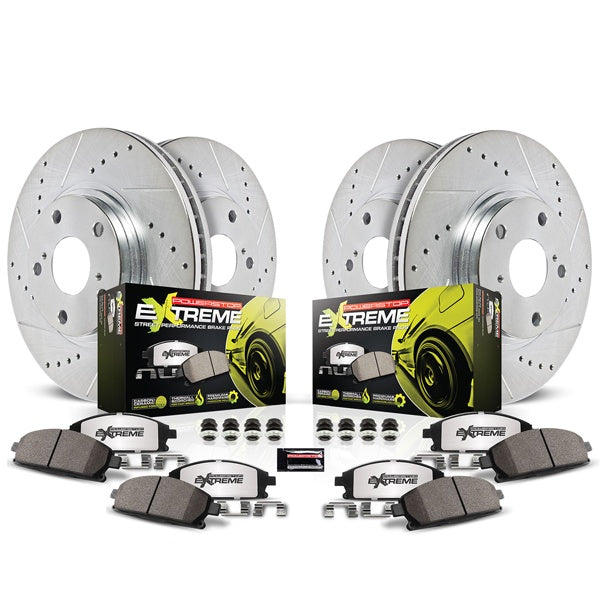 POWERSTOP Z26 STREET WARRIOR BRAKE KIT: 2010–2015 CHEVROLET CAMARO SS - 0