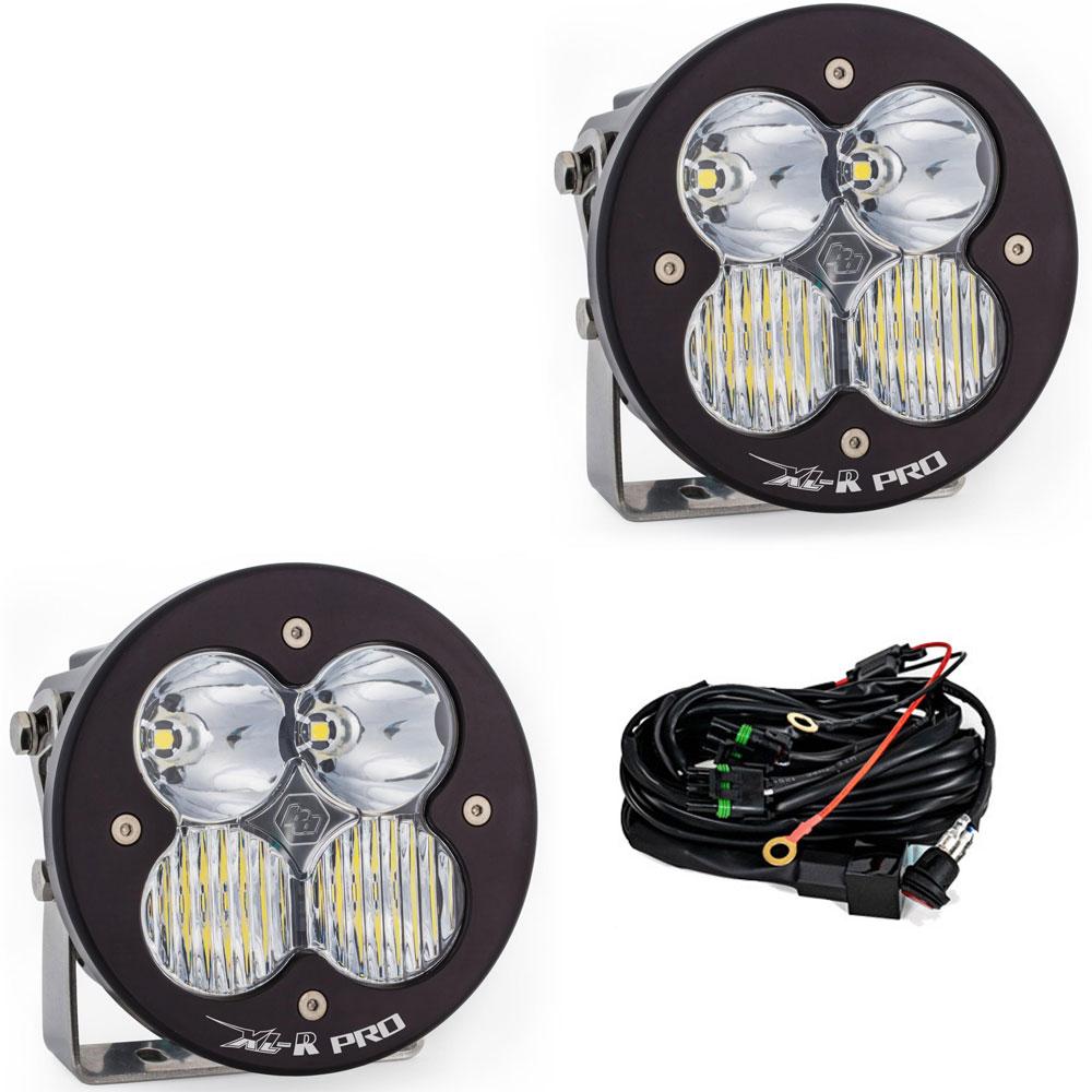 Baja Designs XL R Pro Series Driving Combo Pattern Pair LED Light Pods - Clear