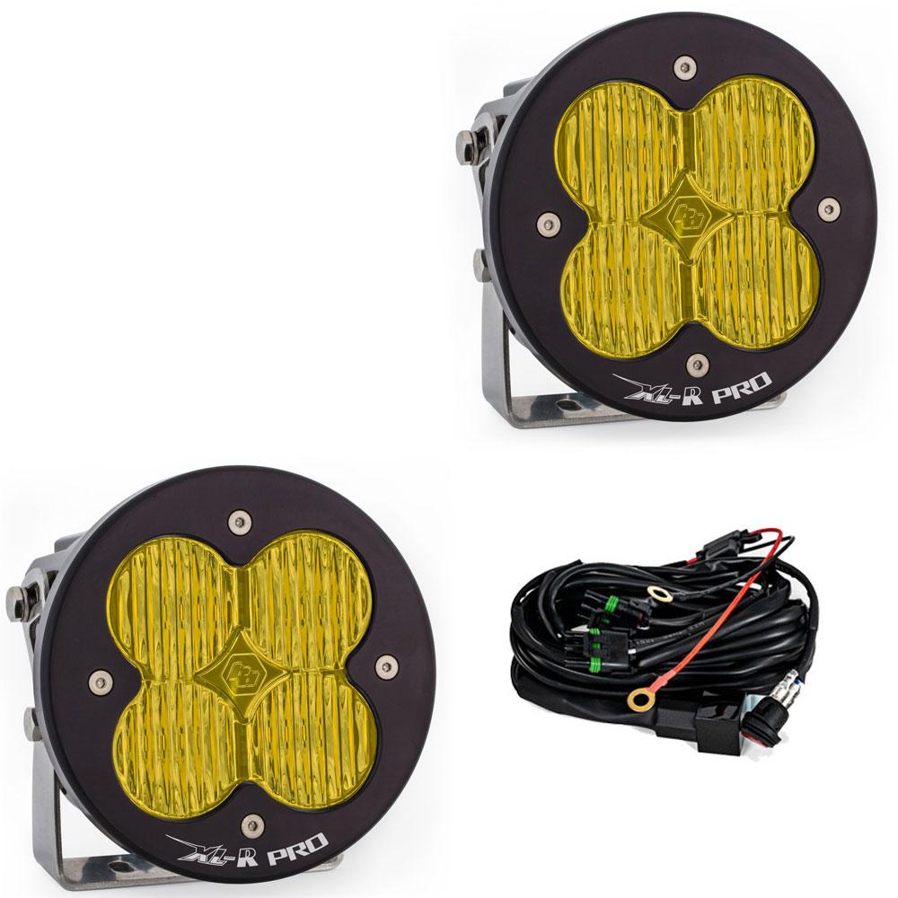 Baja Designs XL R Pro Series Wide Cornering Pattern LED Light Pods - Amber