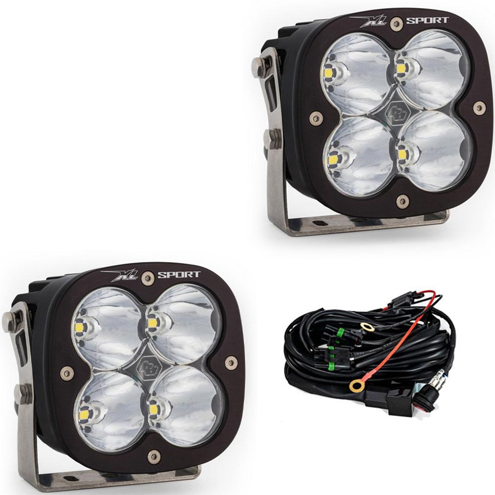 Baja Designs XL Sport Series High Speed Spot Pattern Pair LED Light Pods