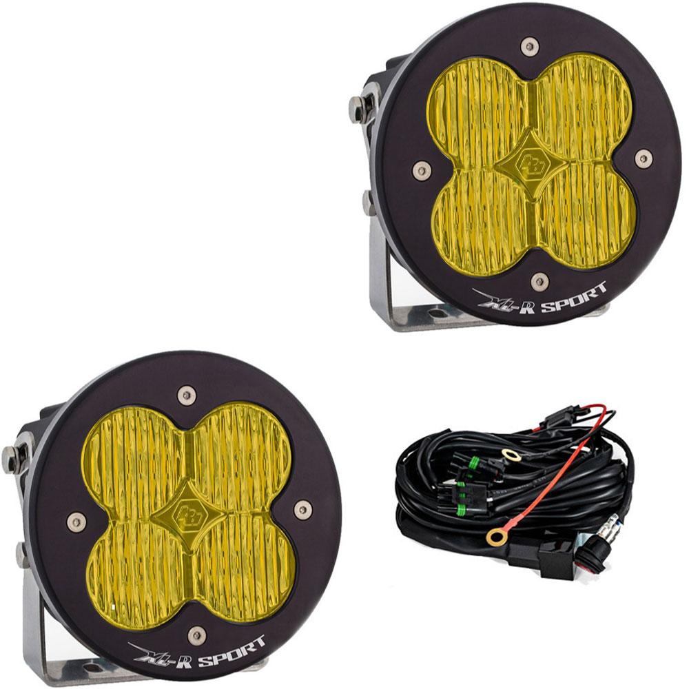 Baja Designs XL R Sport Series Wide Cornering Pattern LED Light Pods - Amber