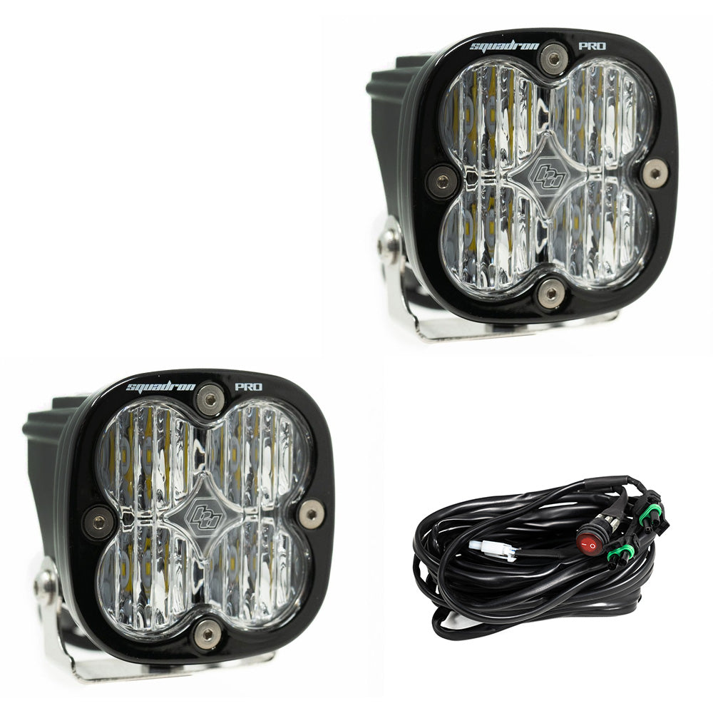 Baja Designs Squadron Pro Series Wide Cornering Pattern LED Light Pods