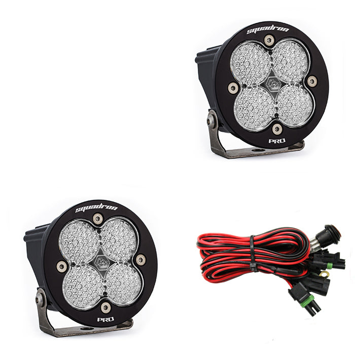 Baja Designs Squadron R Pro Work/Scene Pair LED Light Pods - Clear