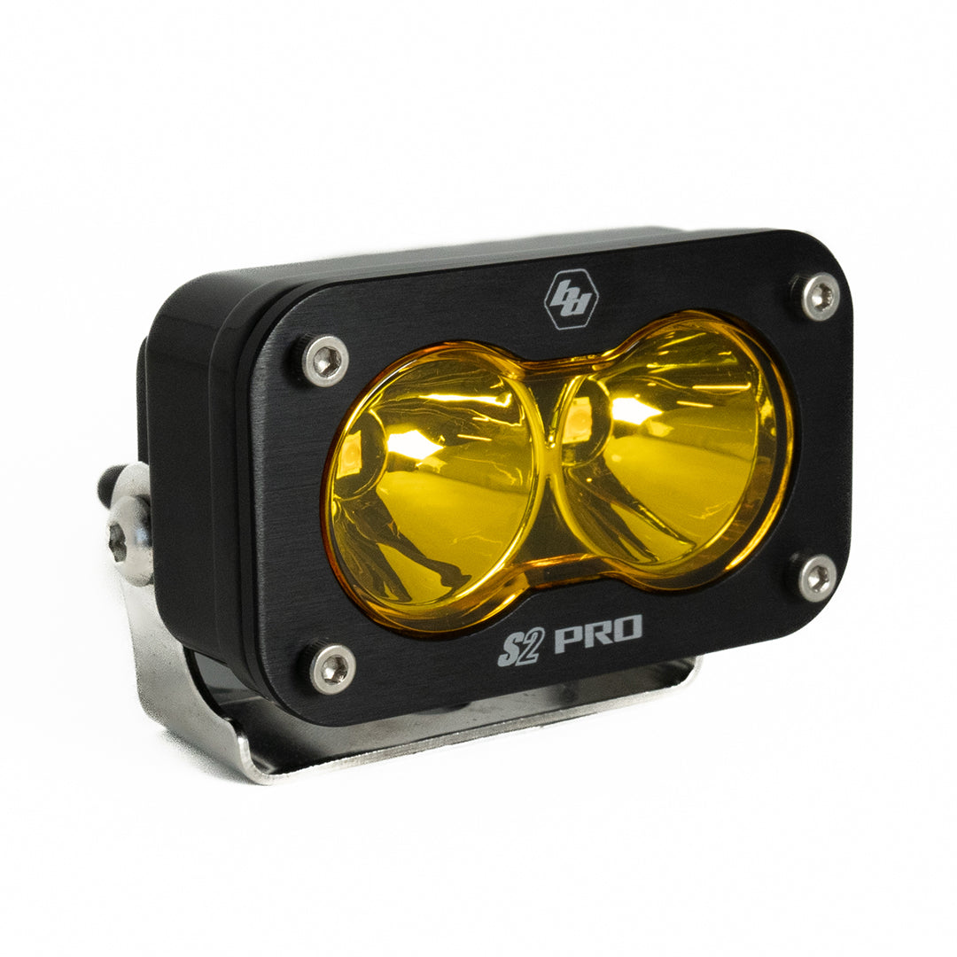 Baja Designs S2 Pro Spot Pattern LED Light - Amber