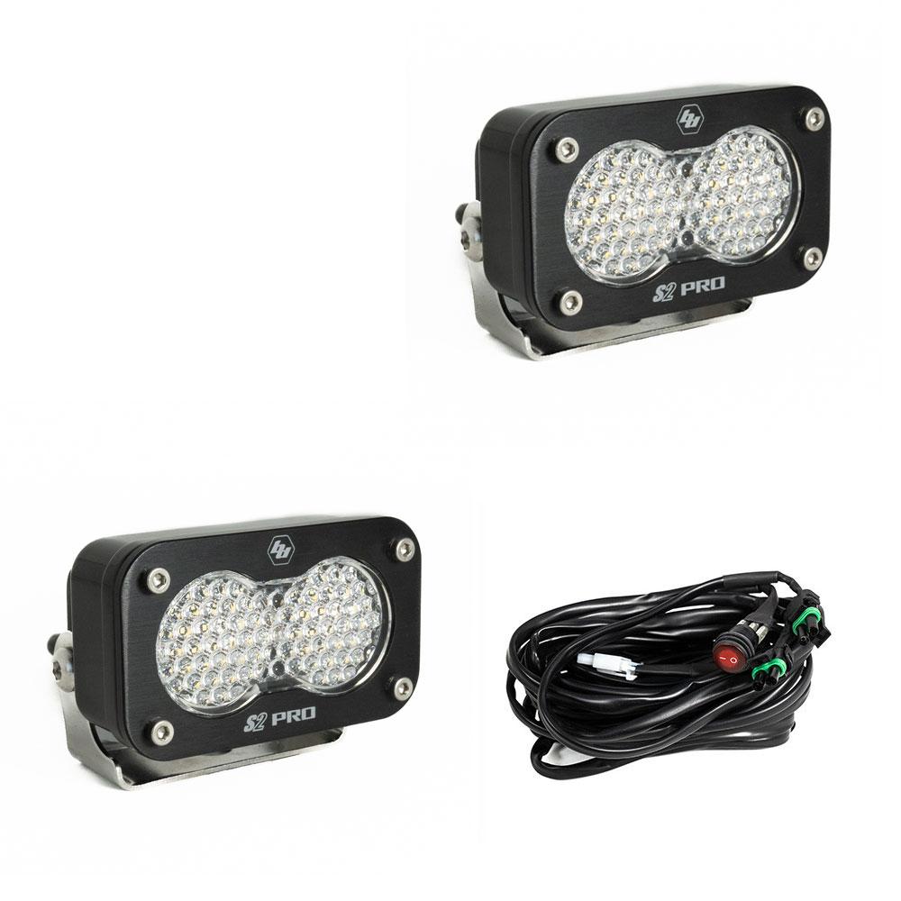 Baja Designs S2 Pro Series LED Light Pods Work/Scene Pattern - Pair