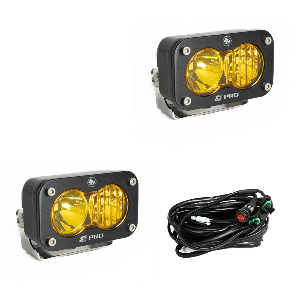 Baja Designs S2 Pro Driving/Combo Pair LED - Amber