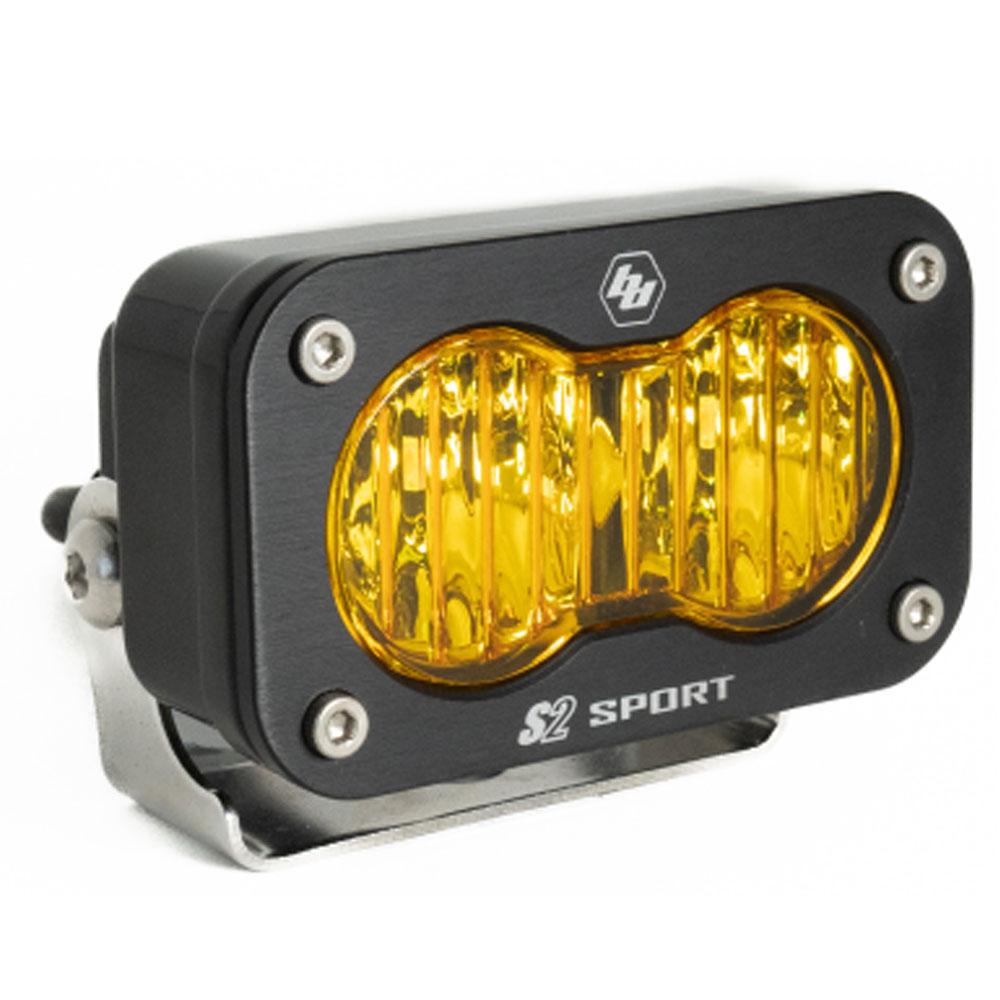 Baja Designs S2 Sport Wide Cornering Pattern LED Work Light - Amber