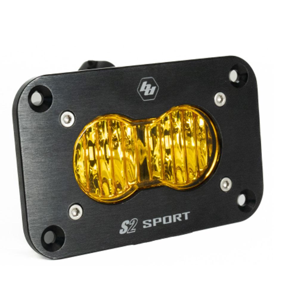 Baja Designs S2 Wide Cornering Sport Flush Mount LED - Amber