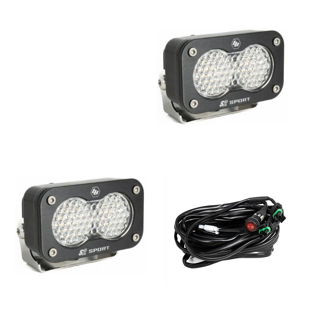 Baja Designs S2 Sport Work/Scene Pattern Pair LED Work Light - Clear