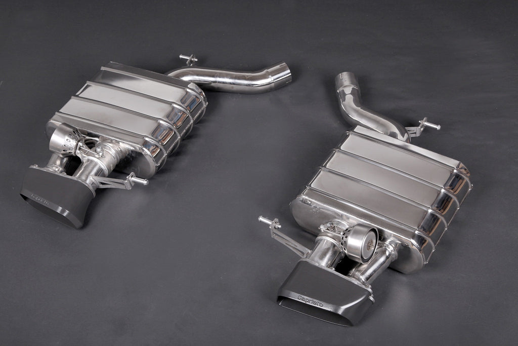 BMW 650i (V8TT) Valved Exhaust System Incl. Remote (Catback) With Ceramic Coated Tips