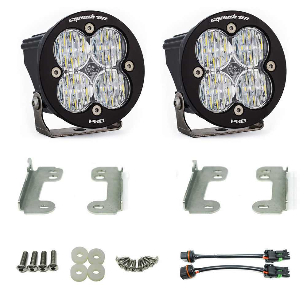 Baja Designs Jeep JK Squadron R Pro Fog Lights Pocket Kit