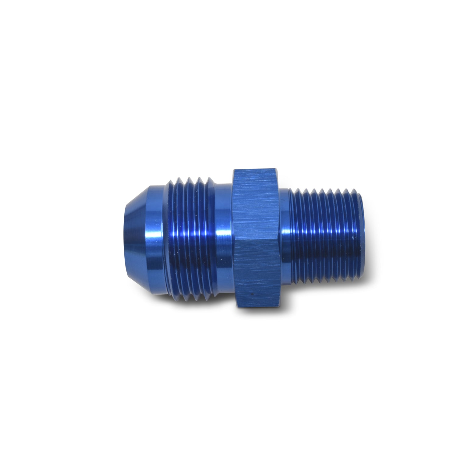 Russell Performance -4 AN to 3/8in NPT Straight Flare to Pipe (Blue)