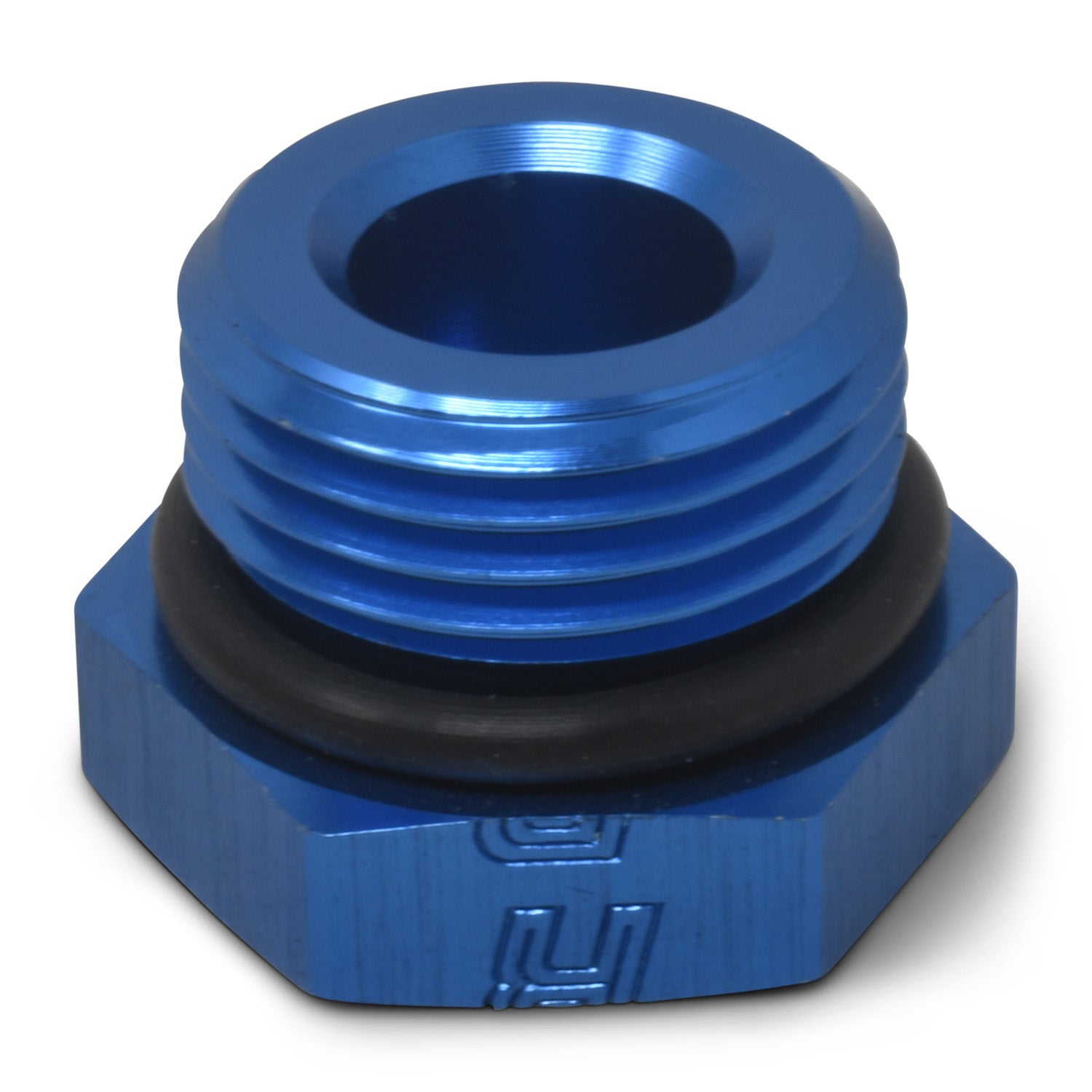 Russell Performance -6 AN Straight Thread Plug (Blue)