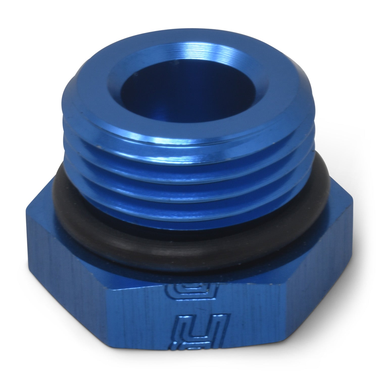 Russell Performance -8 AN Straight Thread Plug (Blue)