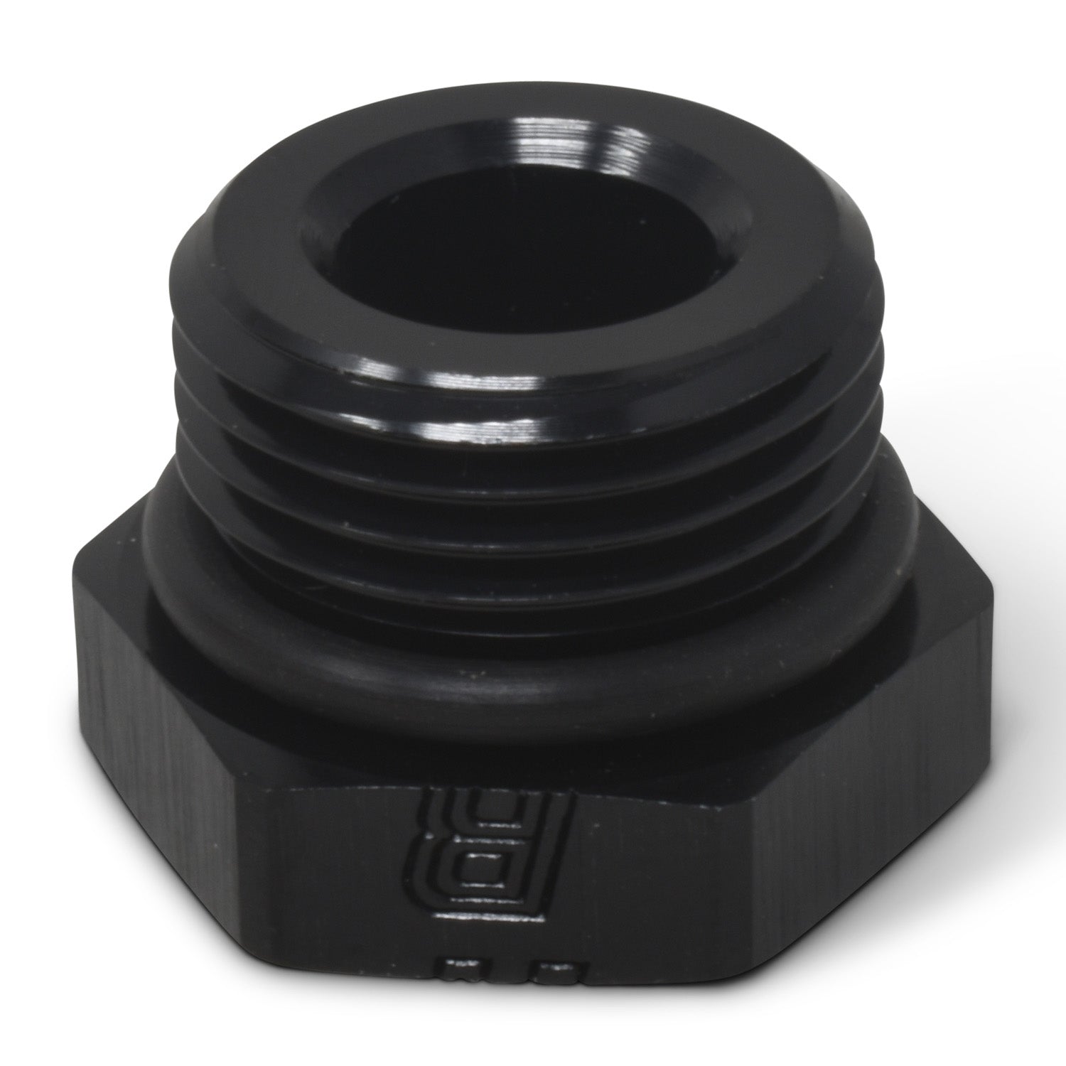 Russell Performance -8 AN Straight Thread Plug (Black)