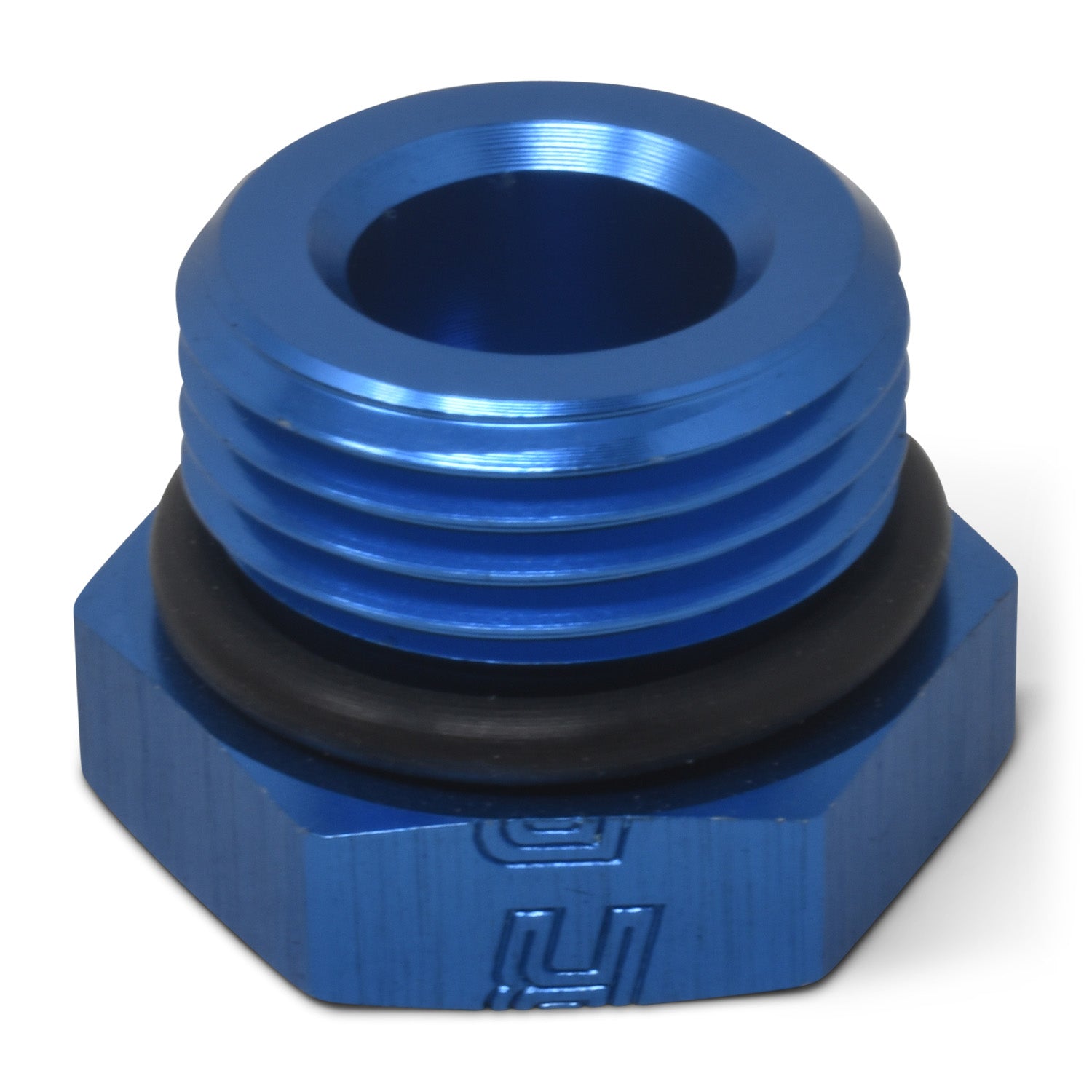 Russell Performance -10 AN Straight Thread Plug (Blue)