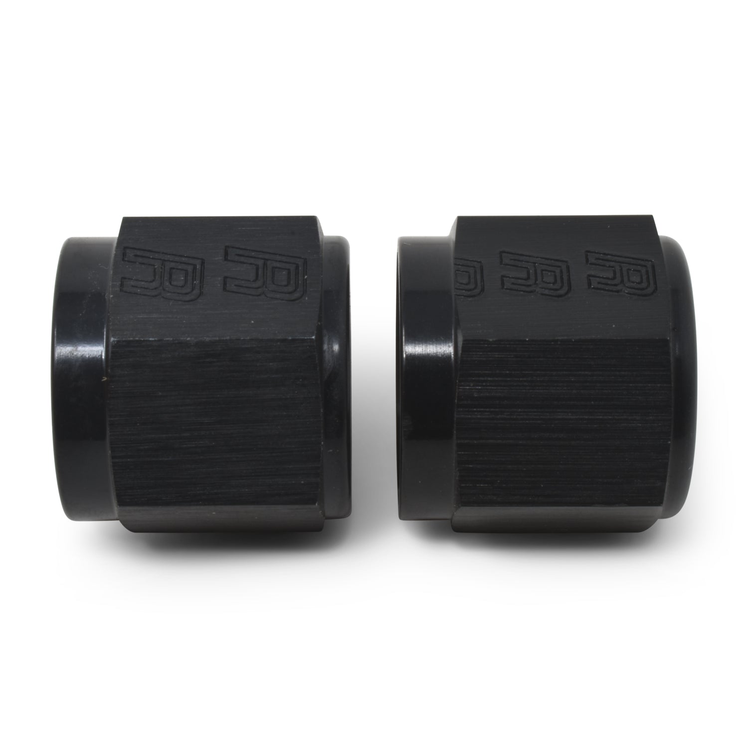 Russell Performance -10 AN Tube Nuts 5/8in dia. (Black) (1 pc.)