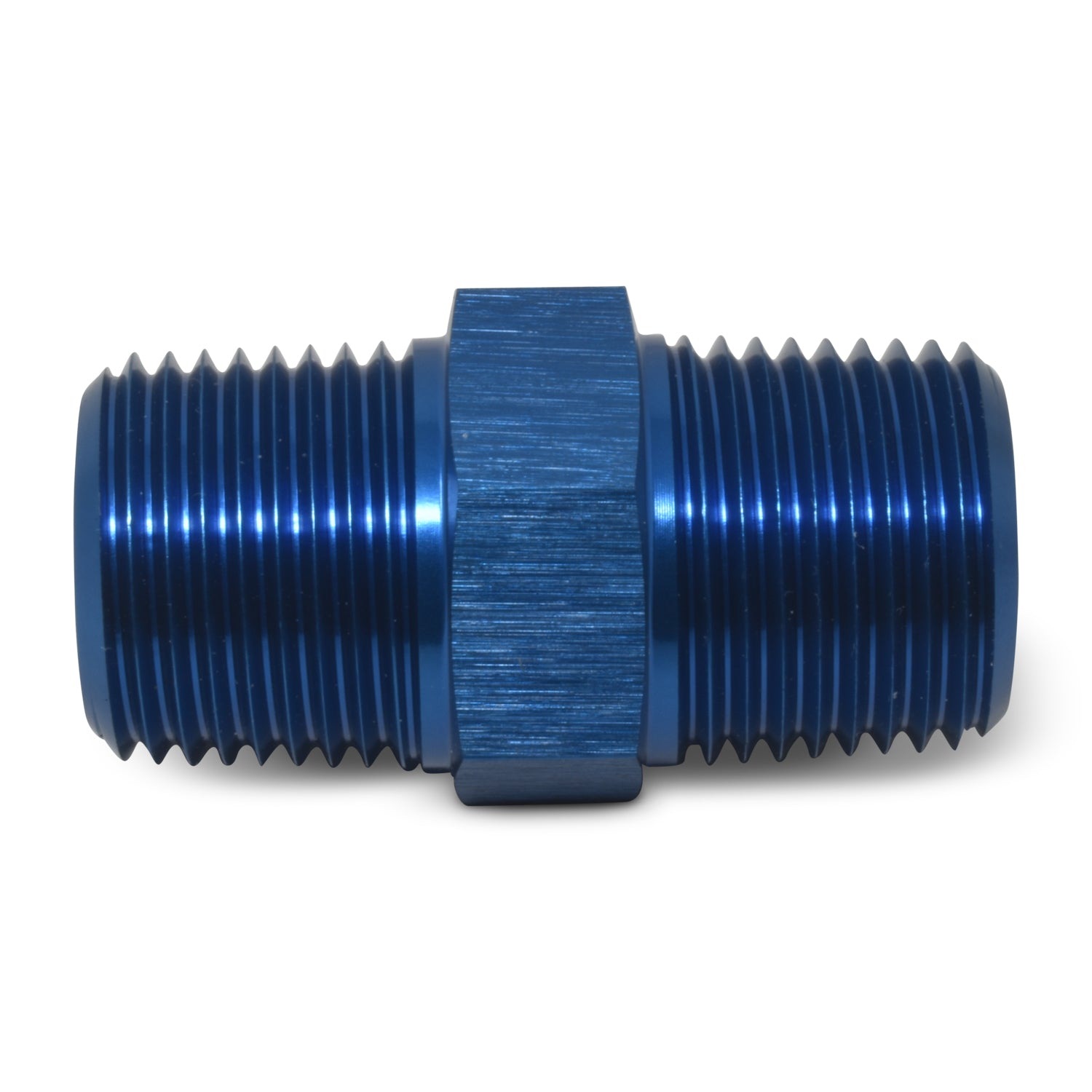 Russell Performance 1/8in Male Pipe Nipple (Blue)