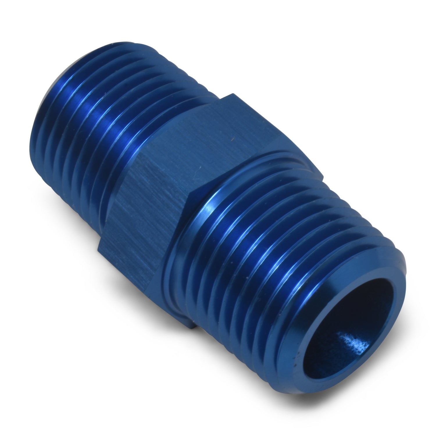 Russell Performance 1/4in Male Pipe Nipple (Blue)