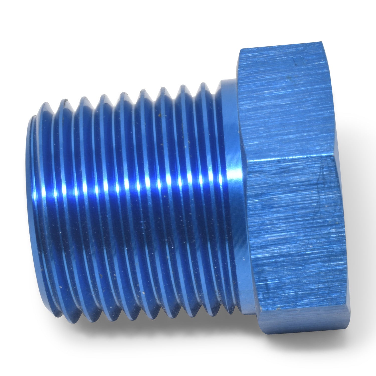 Russell Performance 3/8in Male to 1/8in Female Pipe Bushing Reducer (Blue)