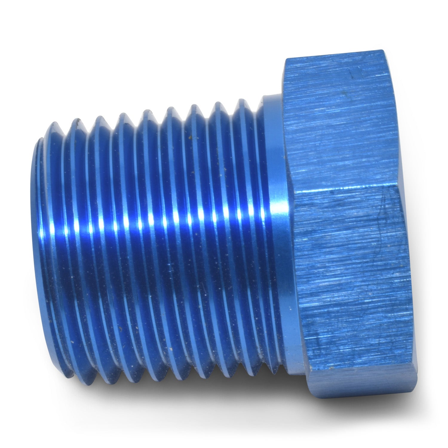 Russell Performance 1/2in Male to 1/8in Female Pipe Bushing Reducer (Blue)