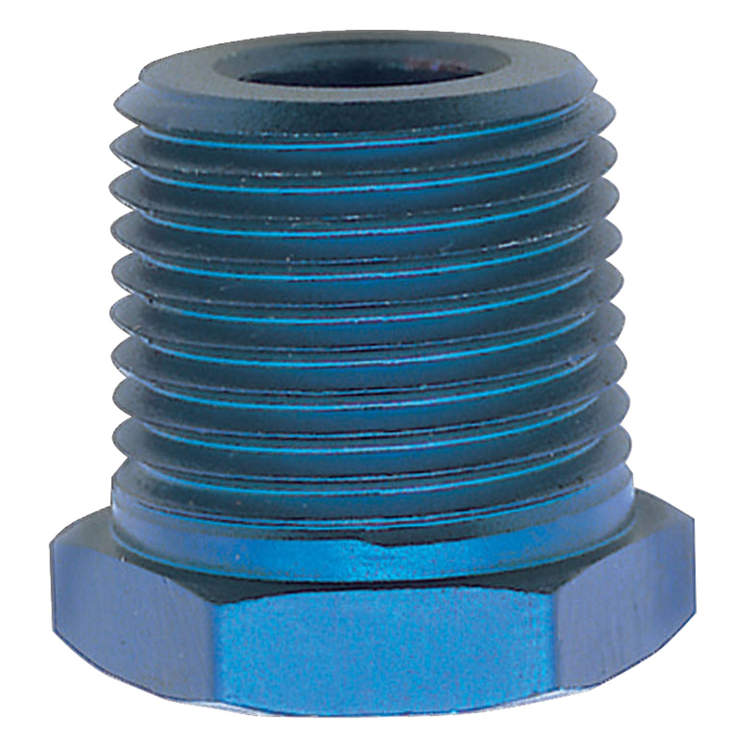 Russell Performance 3/4in Male to 3/8in Female Pipe Bushing Reducer (Blue)