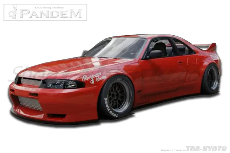 GReddy Rocket Bunny 95-98 Nissan Skyline GT-R R33 Side Skirts - 0