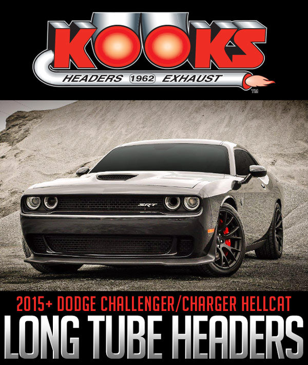 KOOKS STAINLESS STEEL STEPPED LONG TUBE HEADERS: 2015+ DODGE CHALLENGER/CHARGER HELLCAT - 0