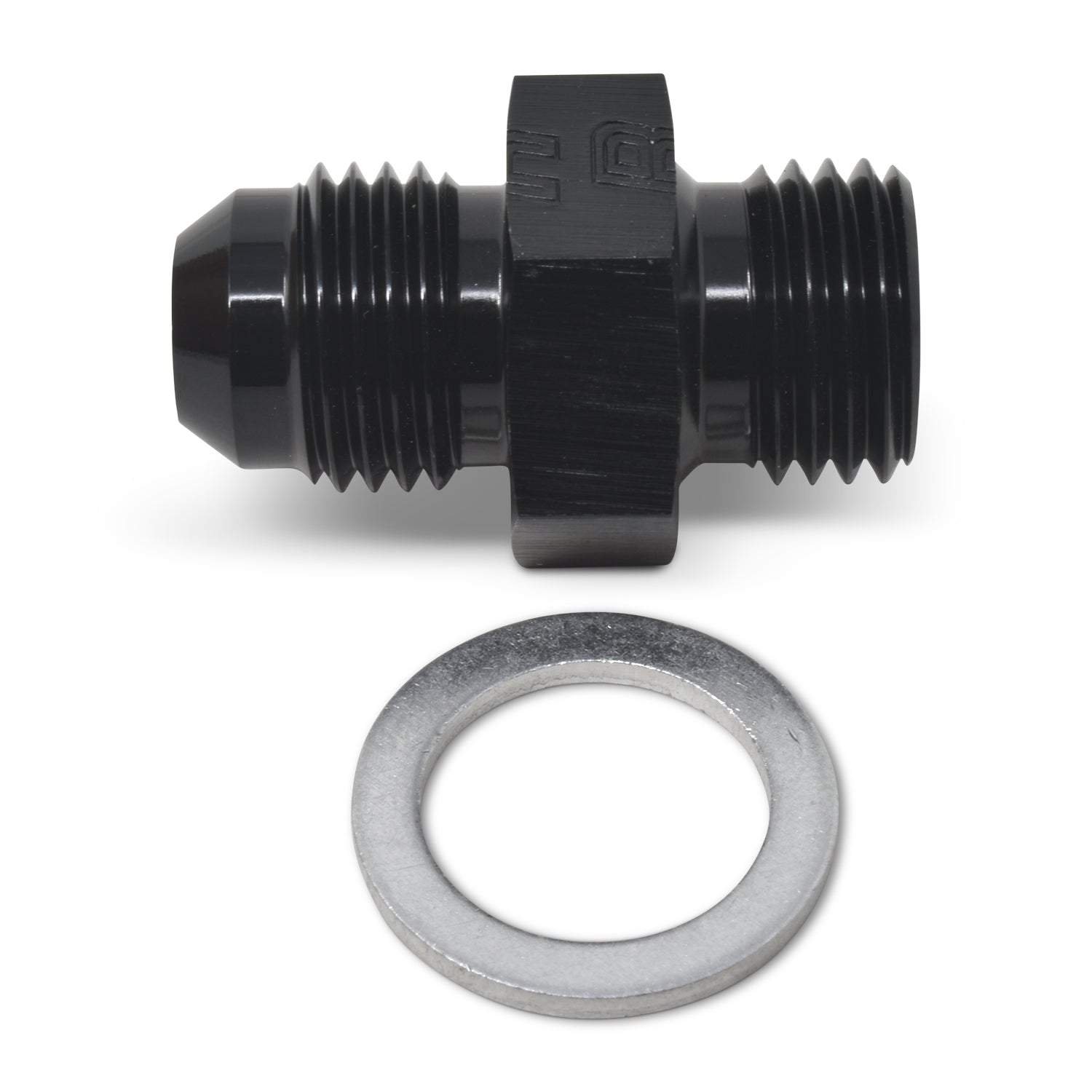 Russell Performance -6 AN Flare to 12mm x 1.5 Metric Thread Adapter (Black)