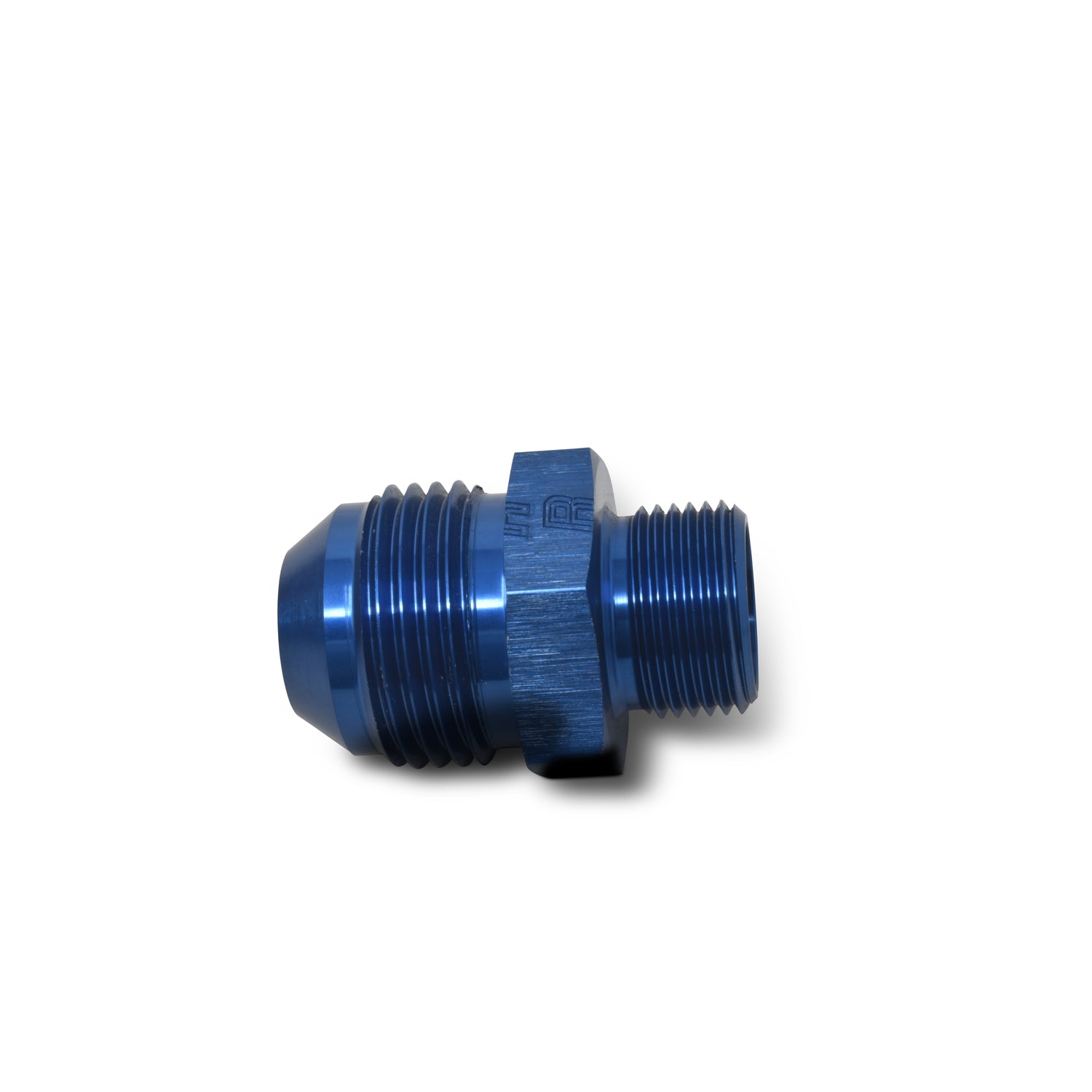 Russell Performance -10 AN Flare to 18mm x 1.5 Metric Thread Adapter (Blue)