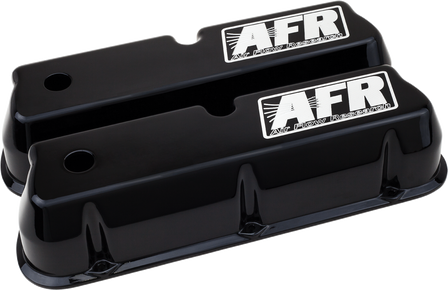 AFR SBF Tall Valve Covers. Black Powder Coat. Includes rubber grommets & baffles