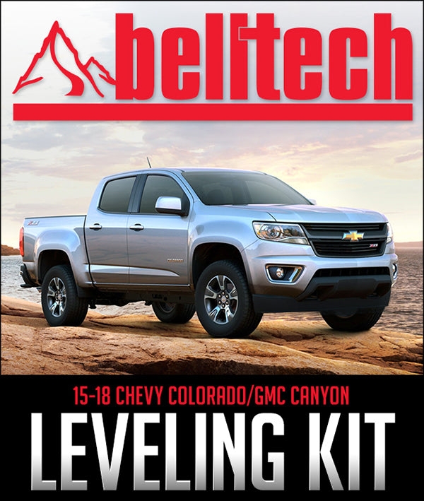 BELLTECH LEVELING KIT: 2015–2018 CHEVROLET COLORADO/GMC CANYON - 0