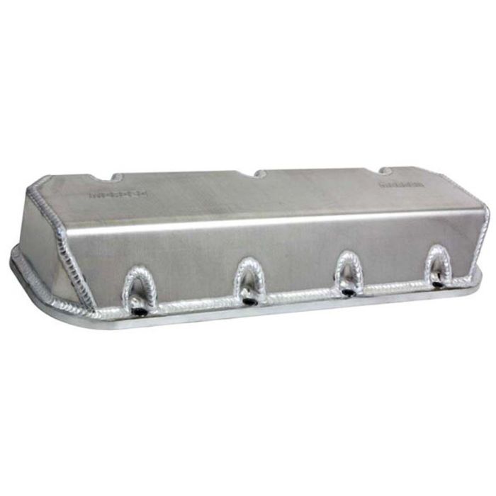 Moroso Chevrolet Big Block Valve Cover w/Billet Rail - Steel Inserts - Aluminum - Pair