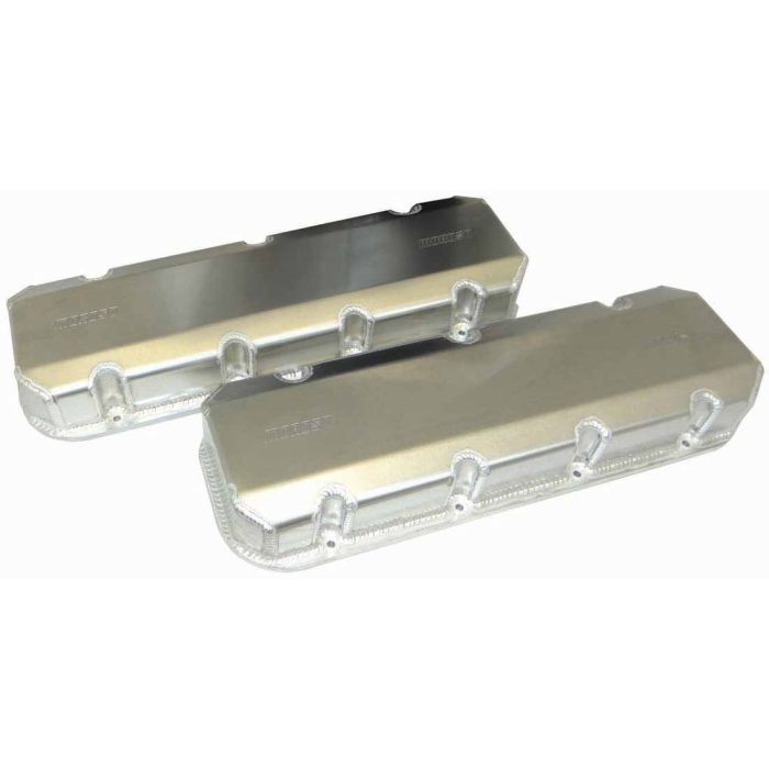 Moroso Chevrolet Big Block Valve Cover w/Billet Rail - 3in - Exhaust & Intake Pockets - Aluminum