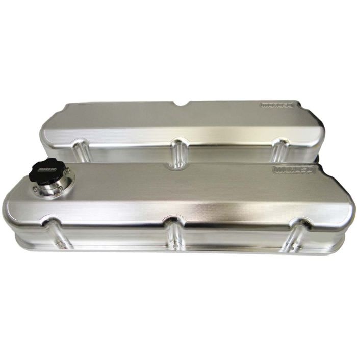 Moroso Ford 302/351W Valve Cover w/Fill Cap - 2.875in - Billet Aluminum - Pair